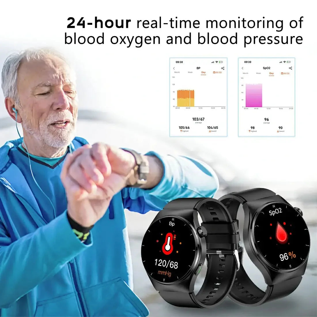 Blood-Sugar-Monitor-Watch-for-Seniors-Heart-Rate-Monitor