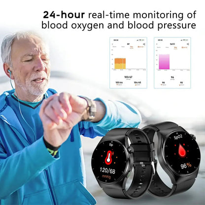 Blood-Sugar-Monitor-Watch-for-Seniors-Heart-Rate-Monitor