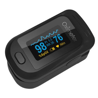 Fingertip Pulse Oximeter | OLED Blood Oxygen Saturation Heart Rate Monitor