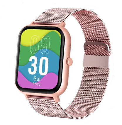 Bluetooth Call Smart Watch For Women And Men Pink