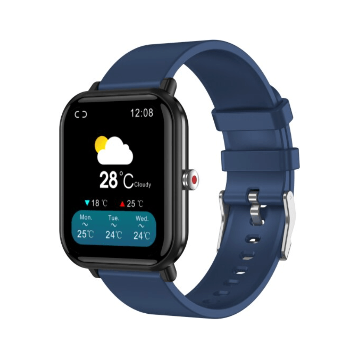 Bluetooth Smartwatch For Android Blue Display