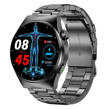 blood-sugar-glucose-monitor-watch-black-steel